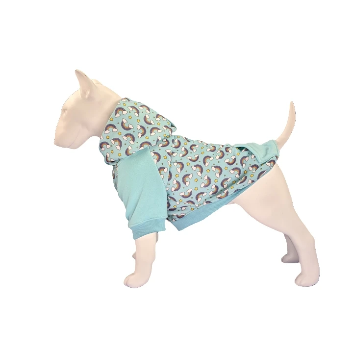Roupas para cachorro arco-íris